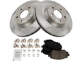Front Brake Pad and Rotor Kit for Mazda 3 (2014–2018) QM581FN