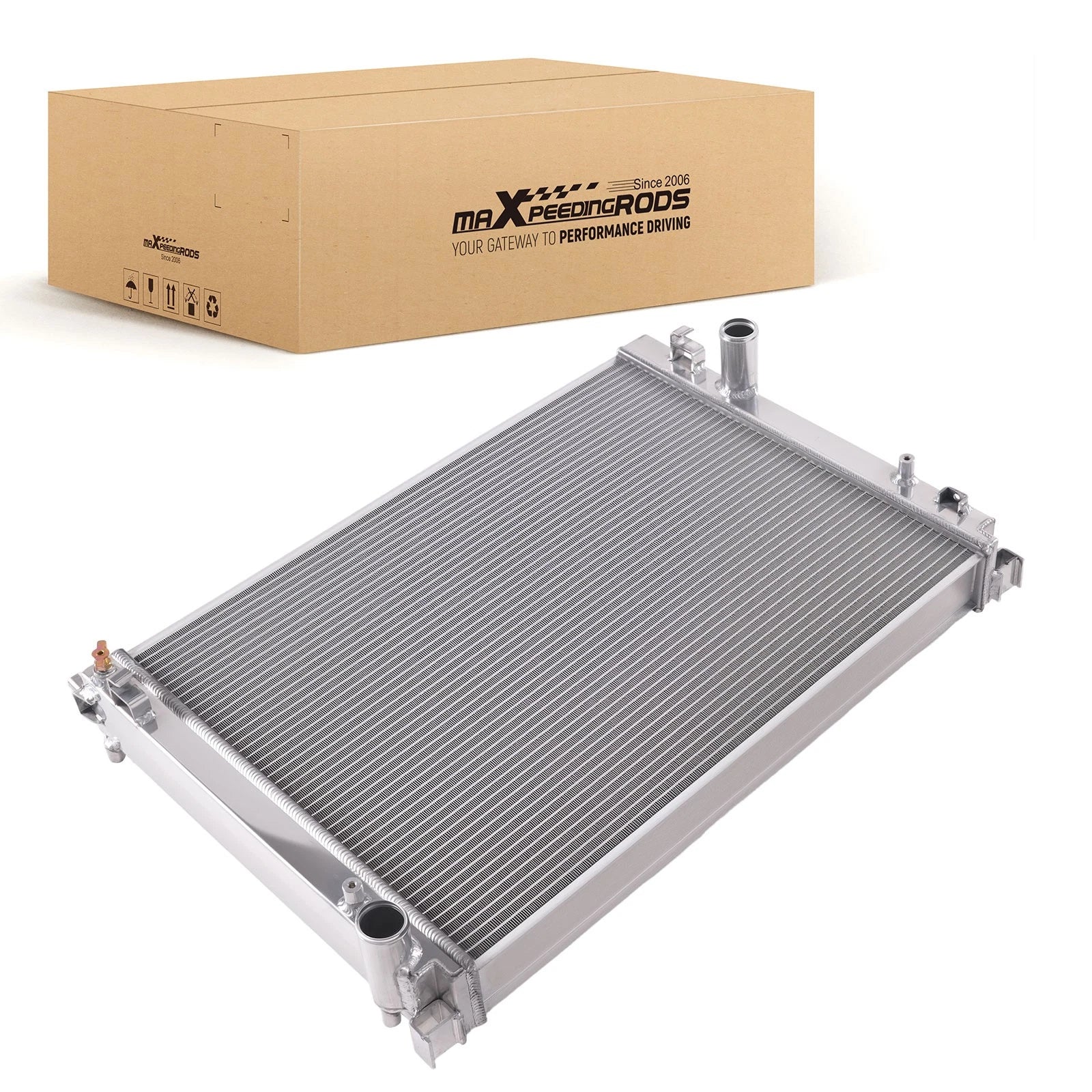 Set of 4 Row Aluminum Radiator for Chrysler 300/Dodge Charger/Challenger (2009–2018) CU13157