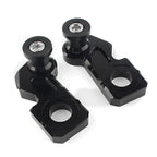 Aluminum Swingarm Spools Sliders for Honda CB650F (2014-2018) Black