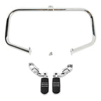 Chrome Engine Guard Highway Crash Bar Footpeg for Harley Road King (1997–2008)