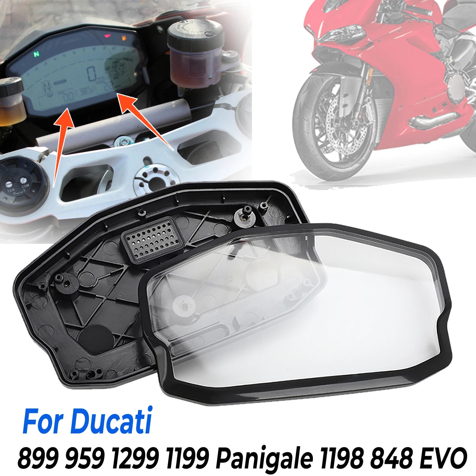 Dashboard Cover for Ducati 899 959 1299 1199 Panigale (2013–2018)