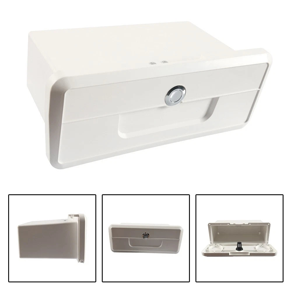 Boat Glove Box Storage with Lock & Cup Holders for Yacht