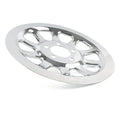 Chrome Outer Rear Pulley Cover Insert for Harley Softail Fat Boy (07-17)