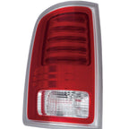Replacement Chrome Driver Side LED Tail Light Assembly for Chevrolet Silverado (2014–2018)