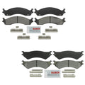Set of 4 Bosch Severe Duty Semi-Met Disc Brake Pads for E-350 (1992–1996)