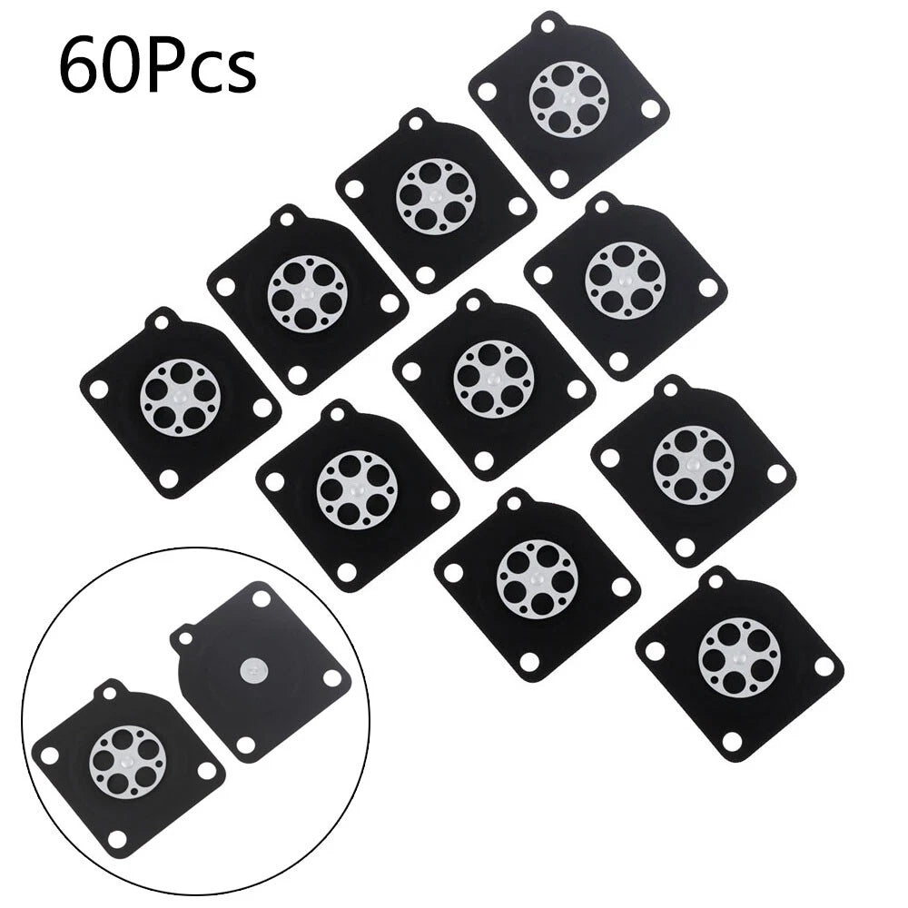 60Pcs Metering Diaphragm for ZAMA C1U Carb A015010