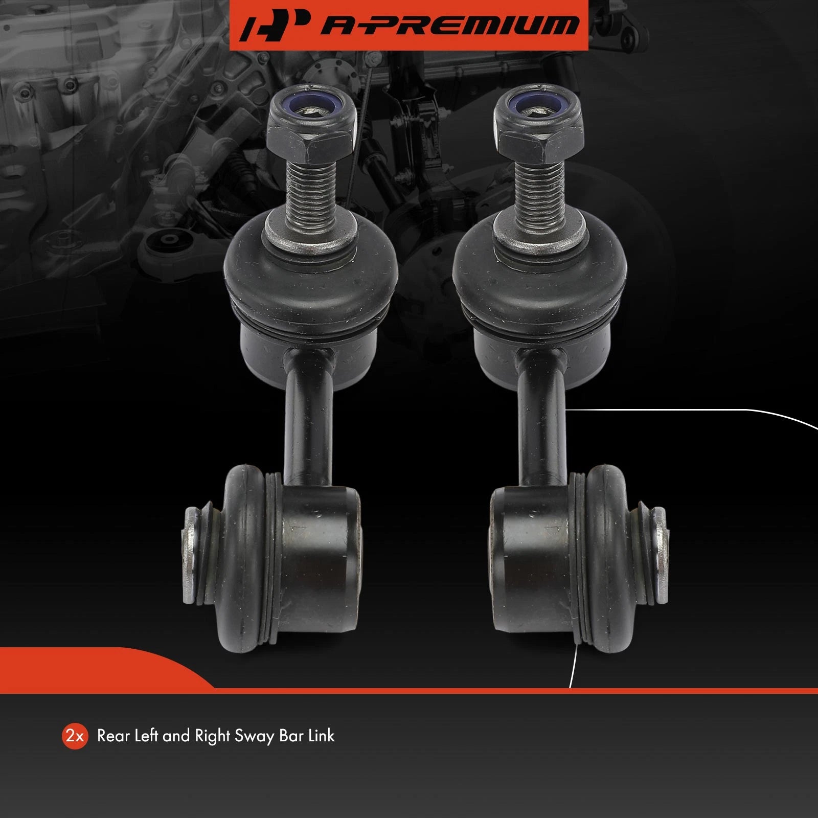 2X Rear Side Sway Bar Link for Honda Civic (2002-2005)