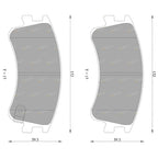 Front Disc Brake Pad Set for Mazda 6 GY (2002 - 2008)