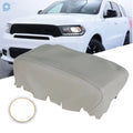 Center Console Lid Armrest Cover for Dodge Durango (2011–2019) Leather Gray