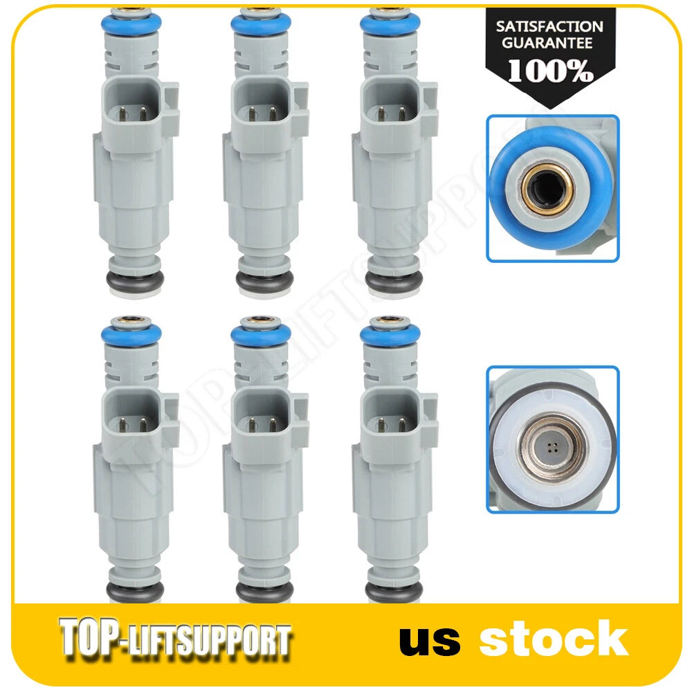 Set of 6 Fuel Injectors for Pontiac Grand Prix (2004–2007)