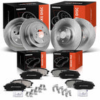 Set of 4 Disc Brake Rotors & Ceramic Pads for Subaru Forester (2004–2008)