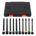 10pc Torque Limiting Extension Bar Set for Lug Nut Torque Stick (1/2")