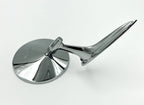 Chrome Round Bowtie Exterior Rear View Mirrors Pair for 1963–1964 Chevy