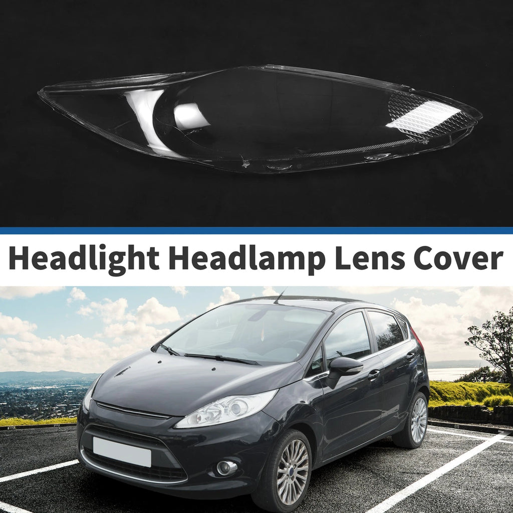Headlight Lens Cover for Ford Fiesta (2009–2012) PC Clear