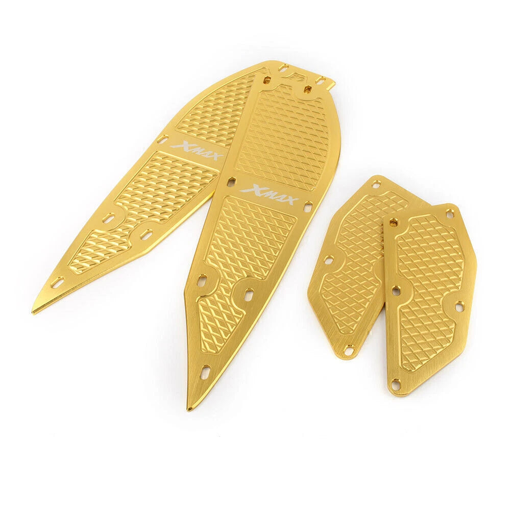 Footboard Step Footrest Foot Plate for Yamaha XMAX300 (2017–2018) Gold