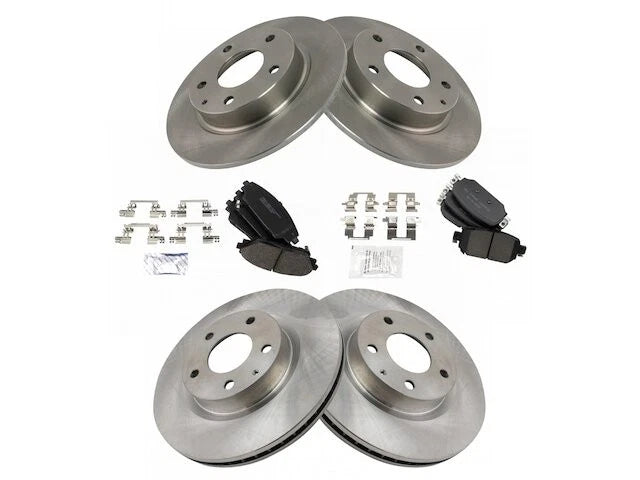 Front and Rear Brake Pad and Rotor Kit for Mazda CX-3 (2019) RY766QM