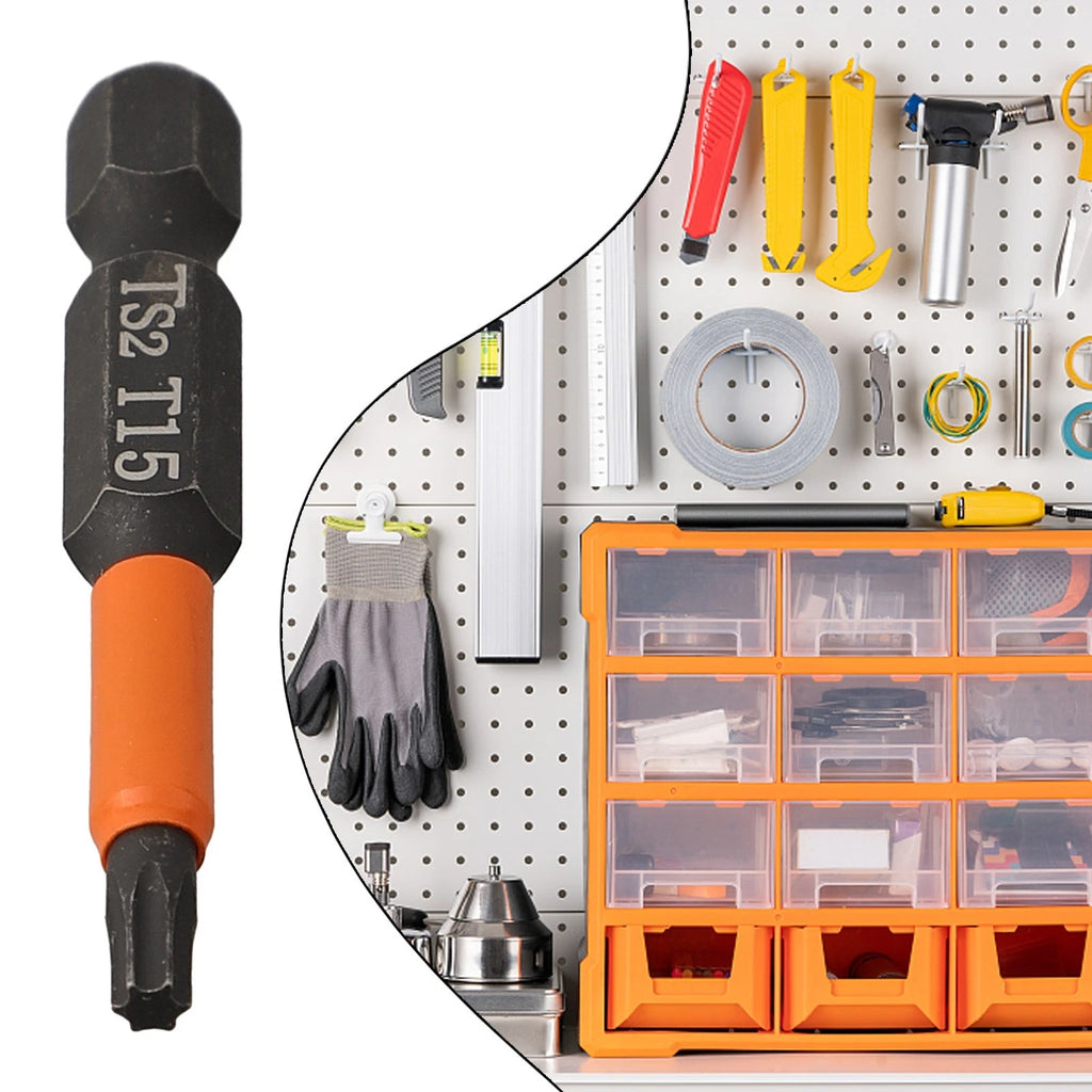 Set of 4 Hex Shank 1/4 Inch Magnetic Screwdriver Bits for Various Tools