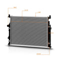 Aluminum OE Style Radiator for Mercedes-Benz ML350 500 R350 R500 (2006–2012) DPI-2909