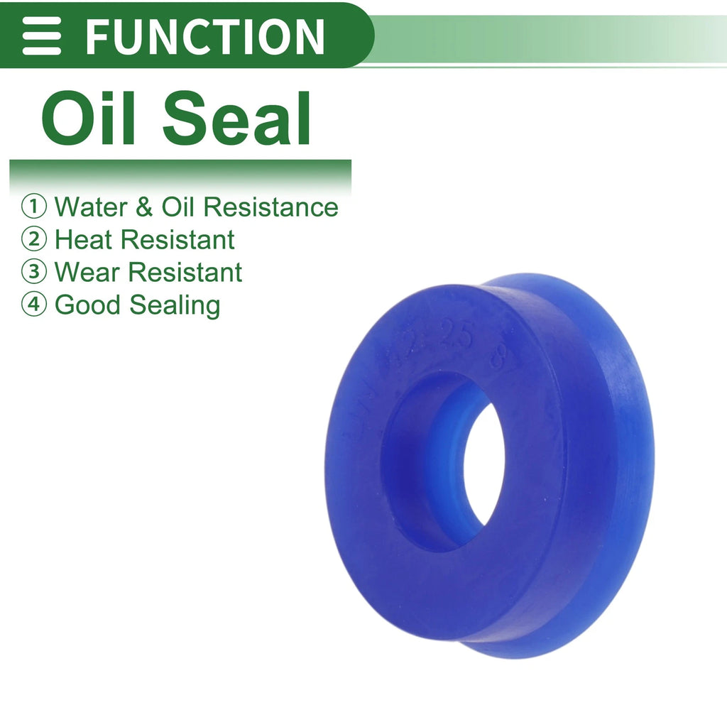 Set of 10 Oil Seal Rotary Shaft Seal 12x25x8mm for Various Models