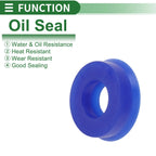 Set of 10 Oil Seal Rotary Shaft Seal 12x25x8mm for Various Models