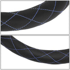 Steering Wheel Cover for Universal Fit (14.5"-15", Blue, Matte Grain)