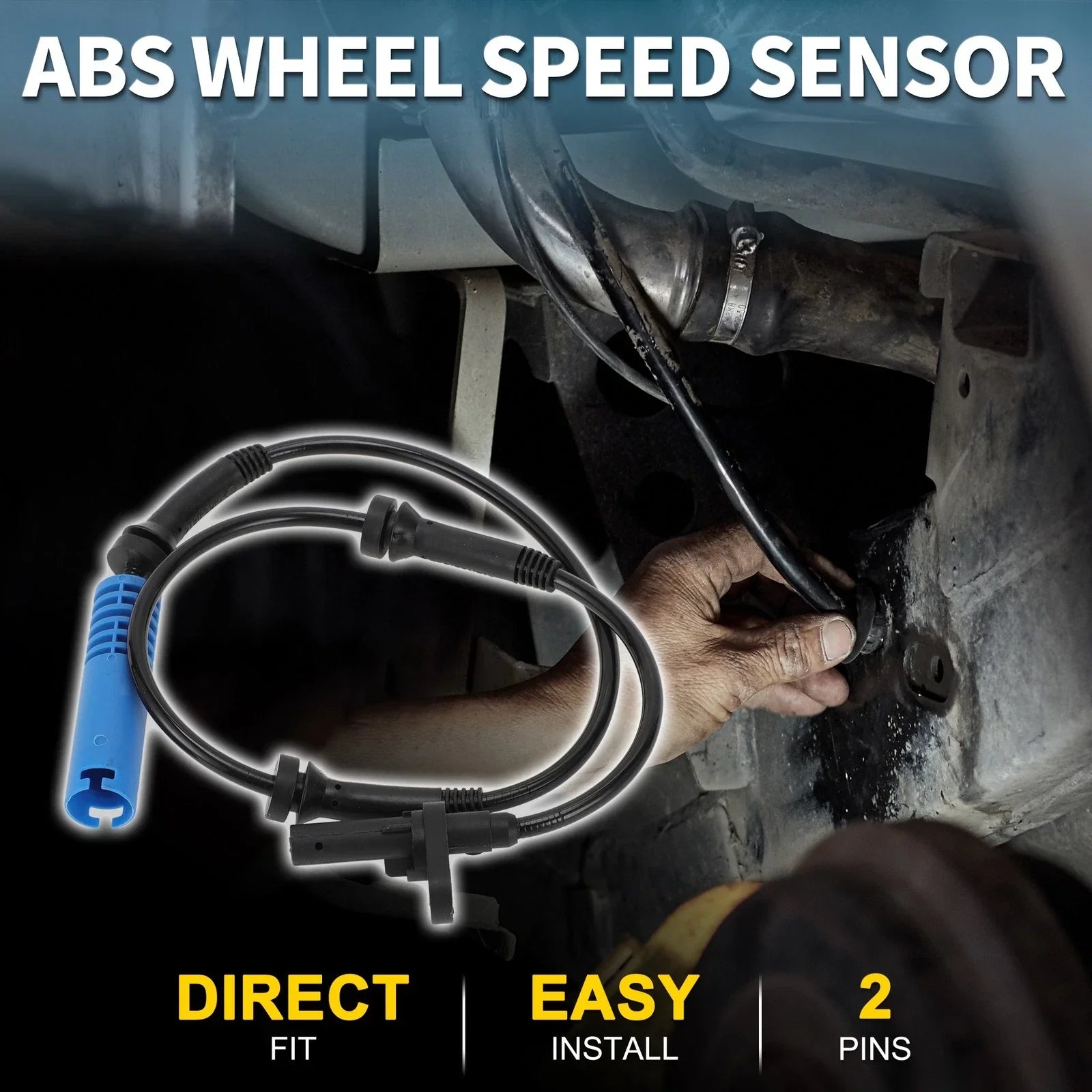 Front Left/Right ABS Wheel Speed Sensor for BMW 550i (2006 - 2010)
