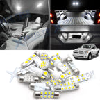 White LED Interior License Cargo Light Package Kit for RAM 1500 2500 3500 (2013–2018)
