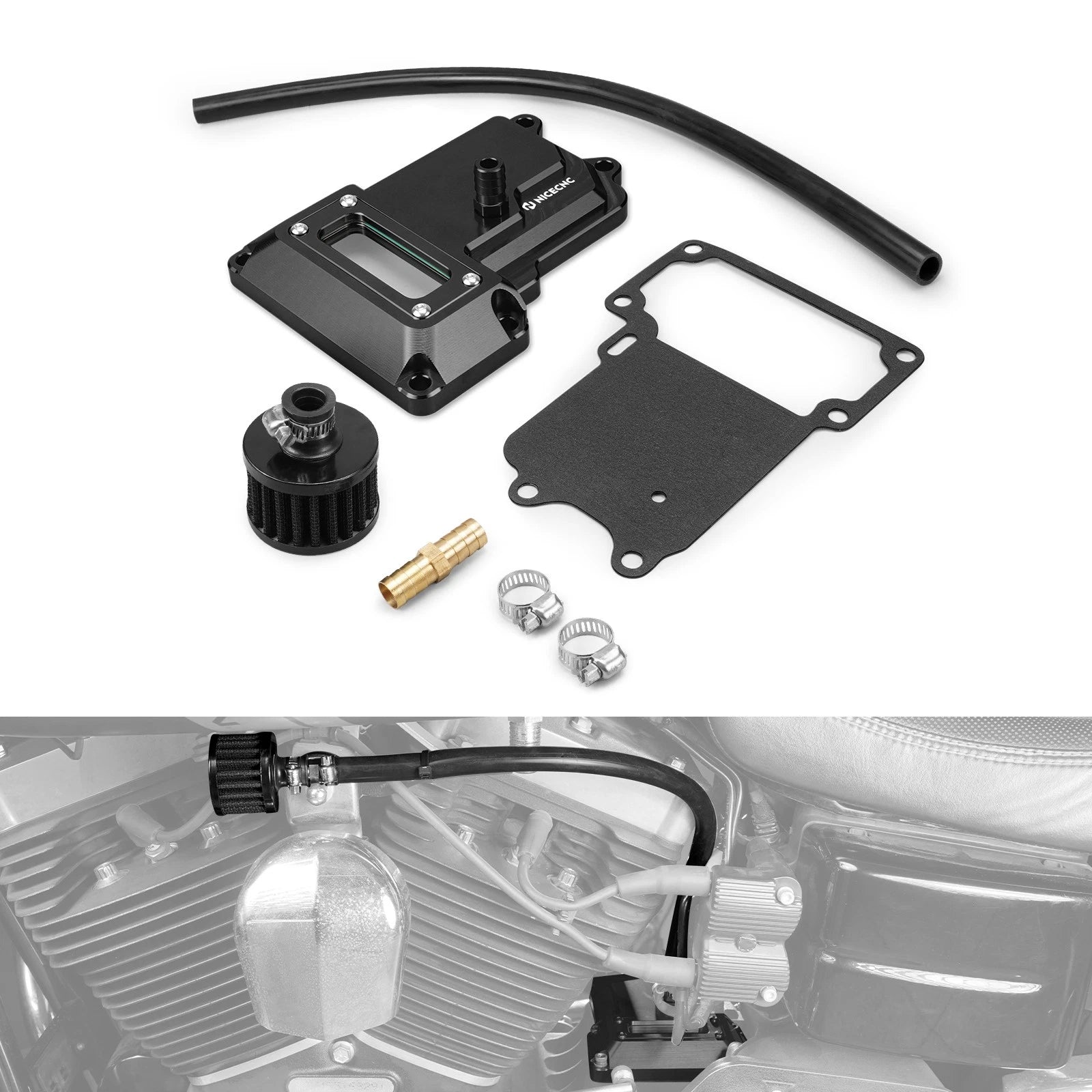 Transmission Top Cover Kit 34521-06B for Harley Road Glide Ultra FLTRU (2011–2015)