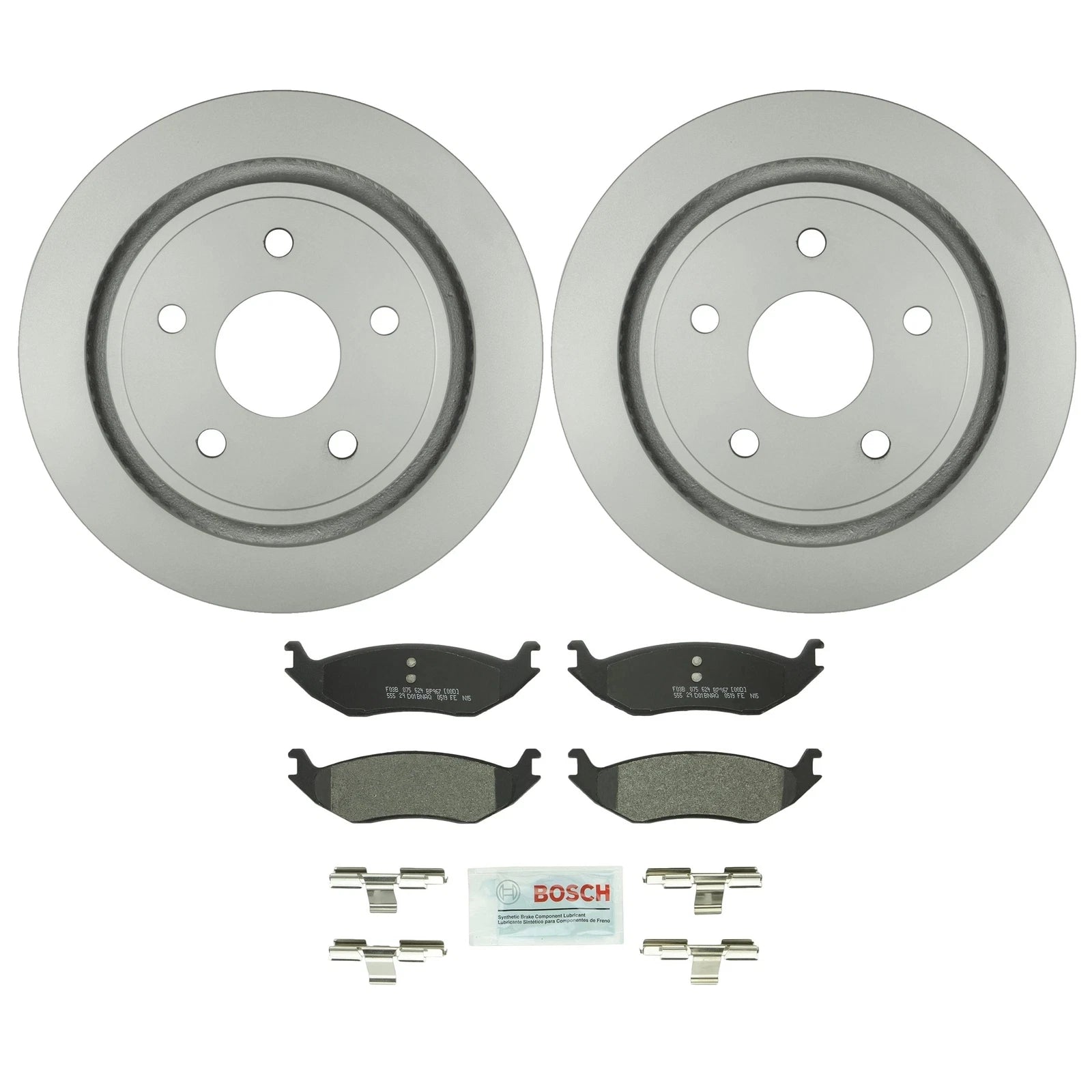Bosch QuietCast Rear Brake Kit for Dodge Ram 1500 (352mm Disc Rotor)
