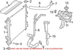Genuine OEM Upper Engine Radiator Coolant Inlet Hose for Dodge Jeep (2016–2022)