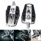Zombie Skull Style Foot Pegs for Harley Dyna FLH (Universal)