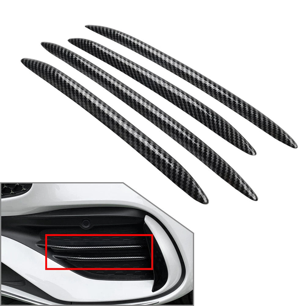 Set of 4 Front Bumper Splitter Fins for Mercedes Benz C-Class