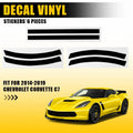 Complete Reflector Kit Blackout Vinyl Overlay for Chevrolet C7 Corvette (2014–2019)