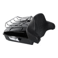 Chopped Trunk Backrest Luggage Top Rail Rack for Harley Touring (2014–2026)
