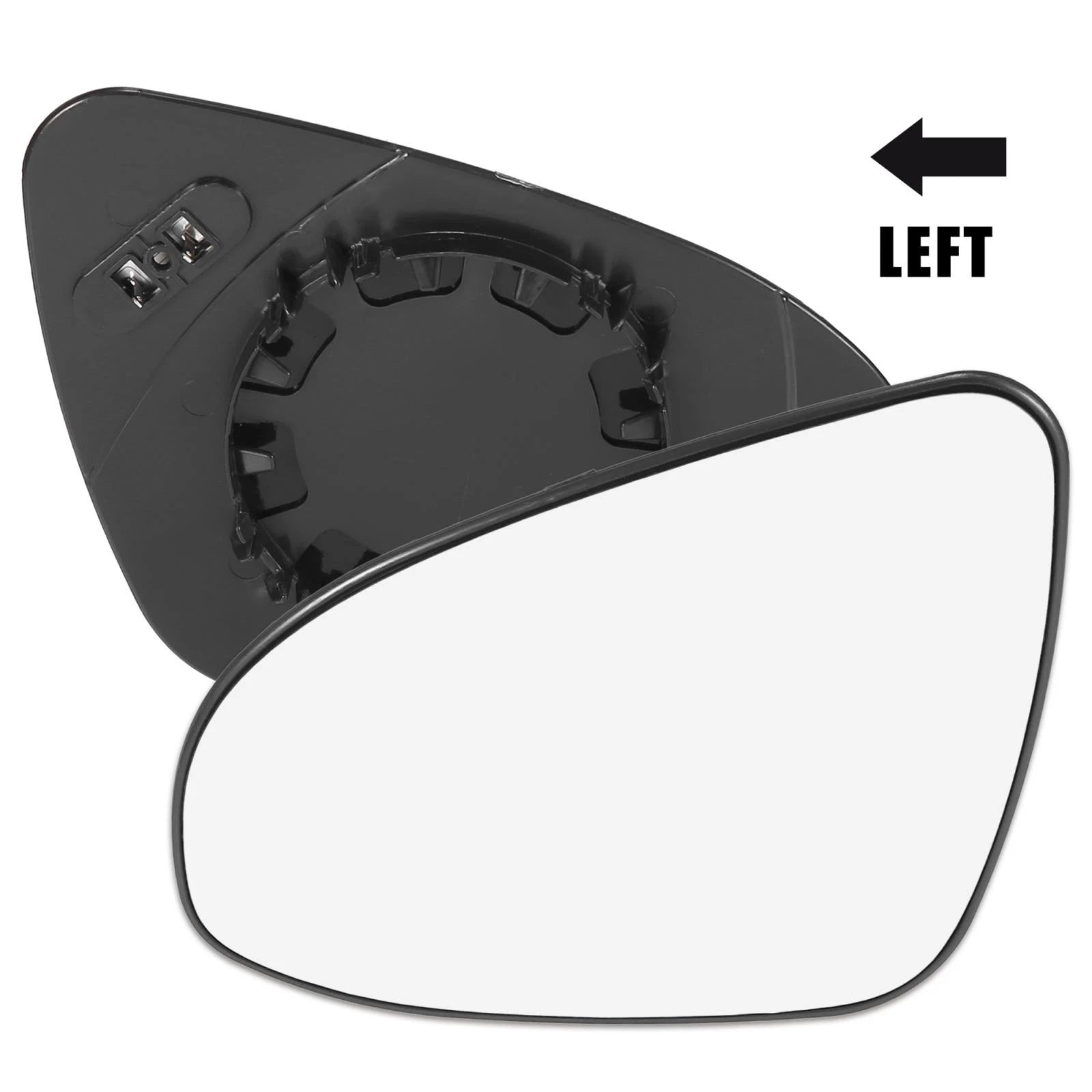 Left Side Heated Mirror Glass with Backing Plate 87961-F4010 for Toyota C-HR (2017–2023)