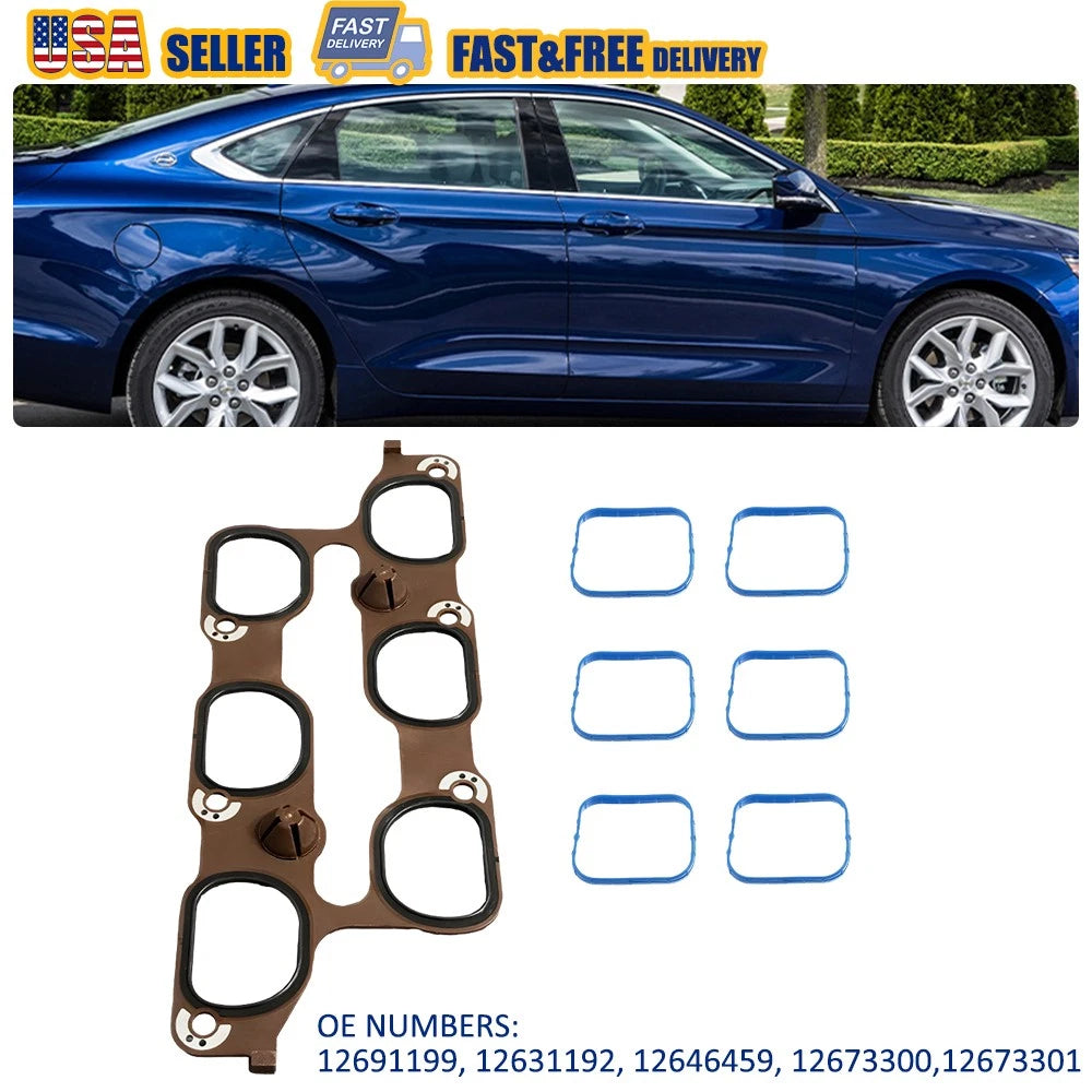 Intake Manifold Gasket for Chevrolet Impala Traverse Caprice Equinox (2000–2023)