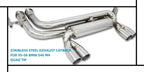 Axle Back Exhaust System for BMW E46 M3 (1999–2006) S.Steel Quad 2.75" Tip