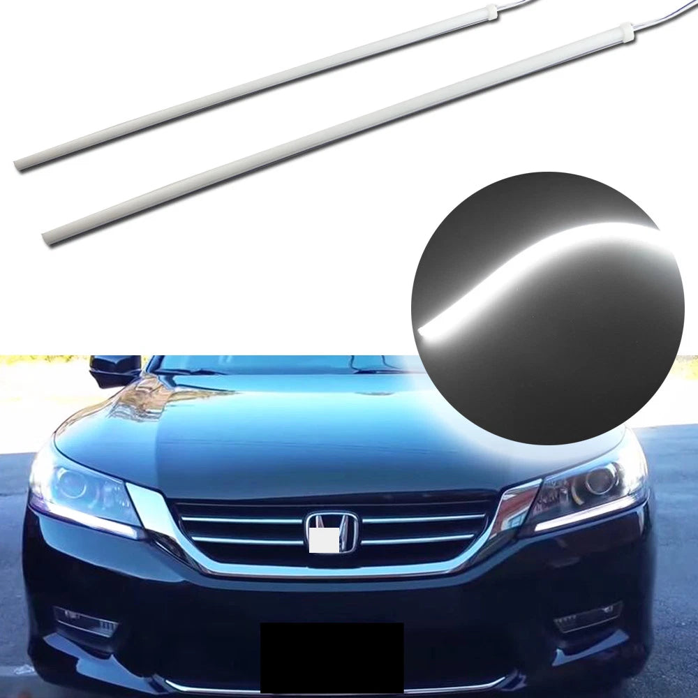 2X White LED DRL Strip Light for Honda Accord (2013–2015)