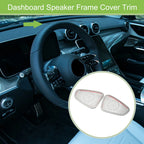 2X Dashboard Speaker Frame Cover Trim for Mercedes Benz C-Class 