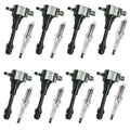 Set of 8 Ignition Coils + 8 Spark Plugs for Nissan Armada Titan Infiniti QX56 (2004–2015)