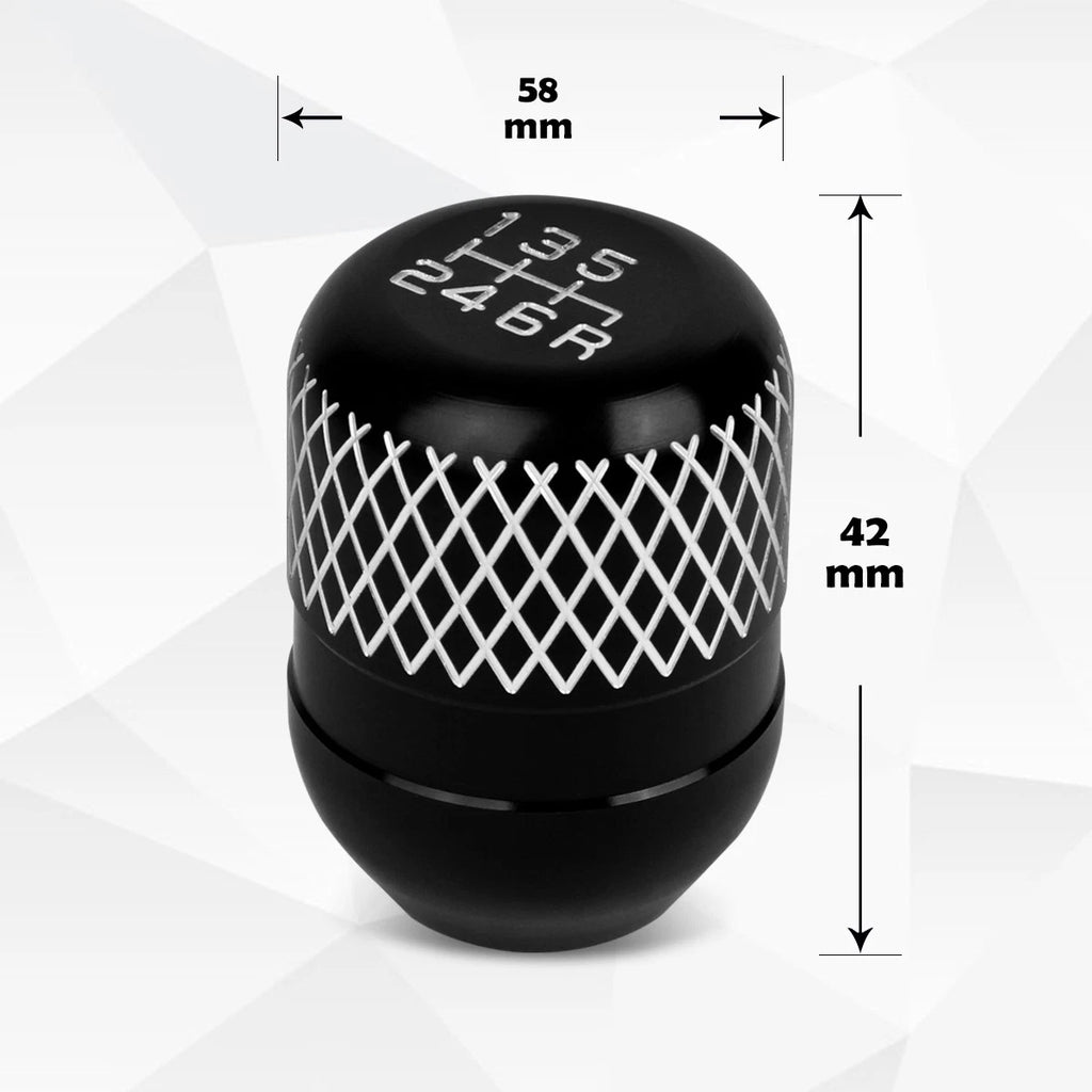6-Speed Aluminum Shift Knob for Universal JDM Type-R (42mm)