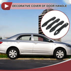Set of 4 Door Handle Covers for Toyota Camry (2018–2024) Black ABS