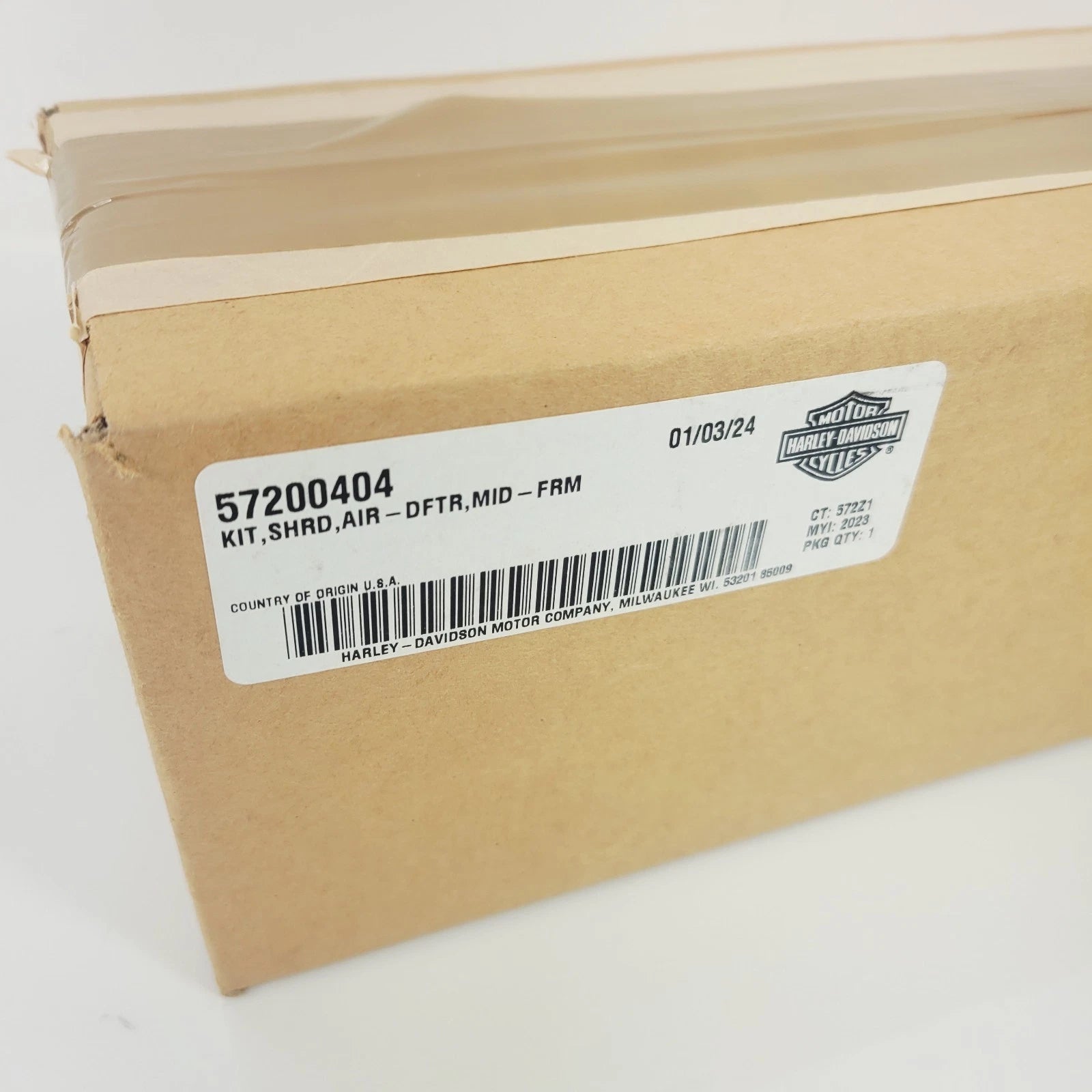 OEM Smoked Mid-Frame Air Deflectors for Harley-Davidson Touring (2024-Later)