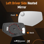 Driver Side Power Heated Mirror Glass w/ Signal for Chevy Silverado (2014–2018)