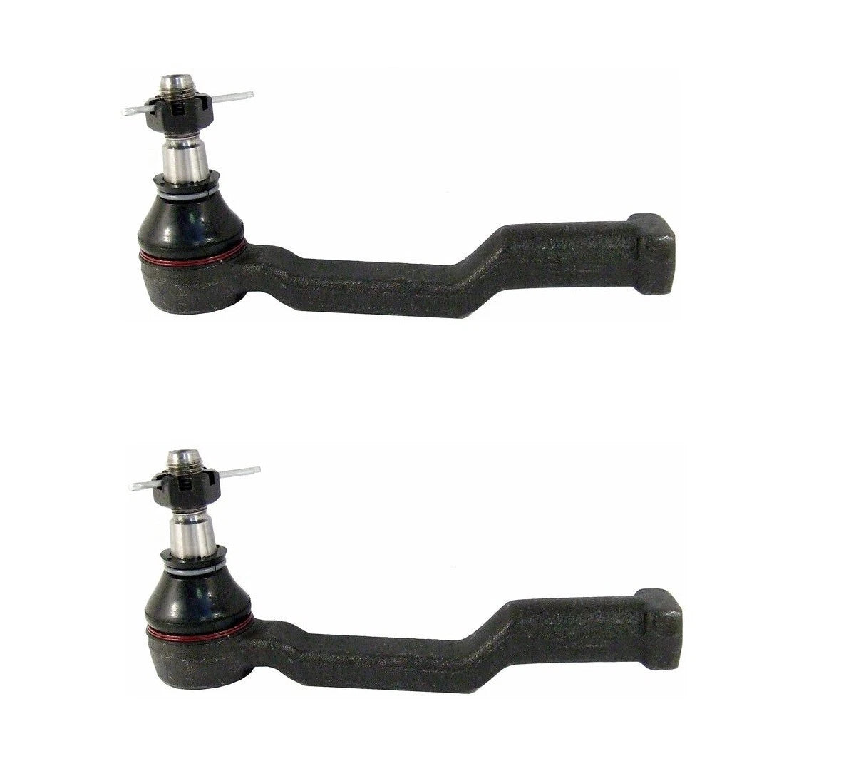 Set of 2 Inner Steering Tie Rod Ends for Mazda B2000 B2200 B2600 (1986–1993)