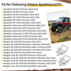 Set of 2 Lock and Ride MAX D-Ring for Polaris Xpedition XP ADV Ranger XD 1500 (2024–2025)