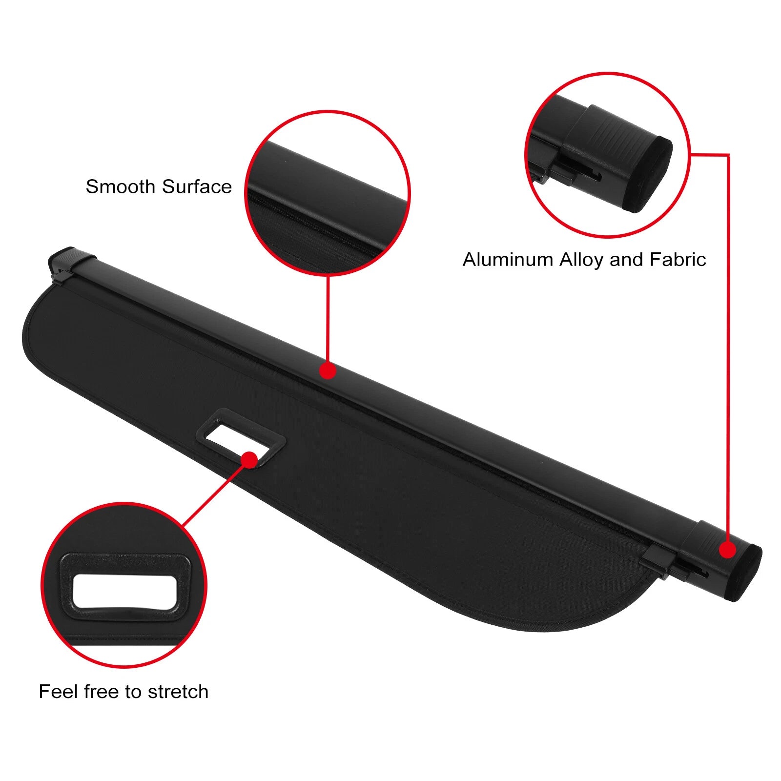Retractable Rear Cargo Security Trunk Cover for Toyota Prius (2019–2023)