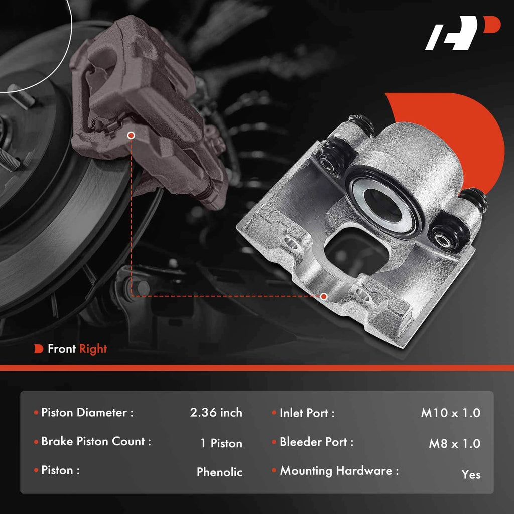 Front Right Disc Brake Caliper for Mercedes-Benz ML320 ML350 (1998–2005)