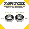 2X Wheel Bearings 25-1691 for Harley Davidson XL883L XL883N (2014–2019)