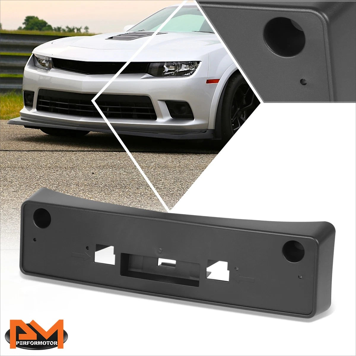 Front License Plate Mounting Bracket for Chevy Camaro LS LT (2014–2015)